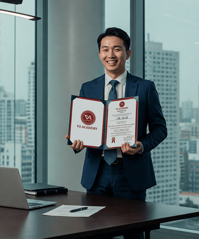 V3 Academy - vacademy.cc - chứng chỉ iGaming